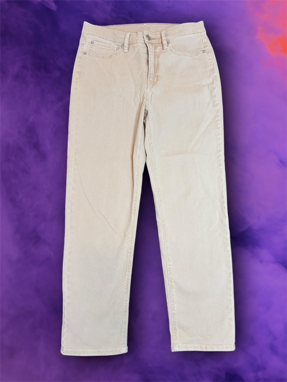 Scotch & Soda Soft Pink Straight Leg Women’s Jeans Stretch Sz 6